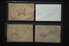 Vintage Matchbox Labels  1950s-1960s  Japan - 4 Pieces  ml382 