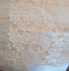 Lot Of Lace Trim For Journaling  Card Making  Clothing Upcycling Shades Of White