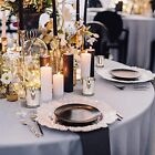 Votive Candle Holders Mercury Glass Wedding Centerpieces Silver 36 Pcs Letine