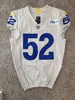 Terrell Lewis Los Angeles Rams  Team Issued Signed Bone Jersey Sz42