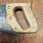 Vintage Hand Painted Saw