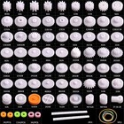Plastic Gear Set  75pcs Single Double Reduction Gear Worm Gear For Diy Car 