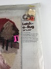Vintage 1978 Columbia Minerva Latch A Rug Pattern  country Road   24  X 34  Nip