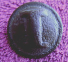 Dug Solid Cast  i  Button W case  port Hudson 