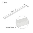 2pcs 3 8  Thick  X 3 8  Width X 12  Long Square 6061 Aluminum Flat Bar