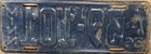 1936 Minnesota A License Plate 39-101 
