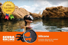 Spearfishing Free Dive Mask - Classic Rubber With Tempered Glass Lenses   Oval S