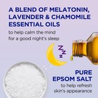 Foaming Bath With Pure Epsom Salt  Sleep Blend With Melatonin  Lavender   Cha   