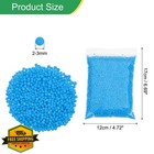 Blue Foam Beads 2-3mm  Mini Polystyrene Balls For Diy Crafts