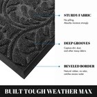 Yimobra Sturdy Door Mat Heavy Duty Front Welcome Mats For Home Entrance Outdoor