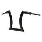 Black 16  Rise 2  Hanger Bar Handlebar Fit For Harley Softail Slim Sportster