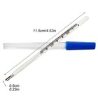 2pc Glass Thermometer Accuracy Mercury Free Scale Traditional Body Thermometer