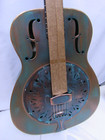 Recording King Swamp Dog Style-o Resonator Guitar - Distressed Vintage Green