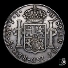 Chile  Santiago Mint  8 Reales 1805 Fj  Spanish Colonal Silver Coin