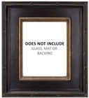 Museum Plein Aire Ornate Picture Frame - 12x16  Antique Black W gold Oil Paintin
