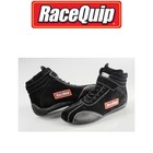 Racequip 30500085 Size 8 5 Euro Sfi Racing Driving Shoes Black Suede Carbon-l