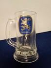 Lowenbrau 6 Inch Tall Beer Mugs Heavy Glass Set Of 4