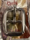 Lot Of 10 Tandy 3 4  Oval Bridle Buckles Nickel Over Solid Brass 1502-01