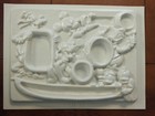 Vintage 1977 Tri-chem Disney Desk Organizer Chem-stone Mold