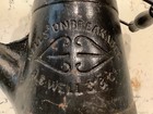 Vintage Well s Patent Unbreakable No  18 Cast Iron Oil Lamp