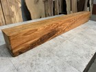 Rustic Figured  Oak Wood Beam fireplace Mantel hand Hewn primitive Oak Beam