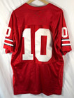 New Nike Ohio State Buckeyes  10 Red Football Jersey Size Large