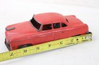 Vintage Tin Coupe Friction Toy Red Car Antique Old Metal Toy Made In Japan