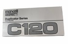 Maxell Professional Industrial Duplicator Series C120 Blank Audio Cassette Box 