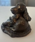 Vintage Louise  Shattuck English Cocker Spaniel Dog Figurine Sculpture