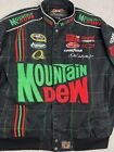 Dale Earnhardt Jr Mountain Dew Nascar Racing Jacket Jr Nation Men 2xl Vtg Y2k