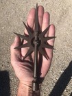      Antique Brass Cole Brothers Nine Point Lightning Rod Finial Weathervane Ball