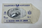 6 Vintage Valentine   s Postcards 12 Selected Views Of London King Royalty England