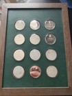 Norman Rockwell Spirit Of Scouting Sterling Silver 12 Coin Set Free Shipping