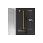 Vigo Gardenia 39  H X 4  W 2jet Shower Panel System With Round Head And Hand