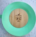 Avanchy Baby Plate Divided Bamboo Toddler Food W  Suction Non Slip A22 Mess Free