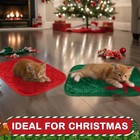 2 Pack Self Heating Cat Mat Self Warming Pet Pads Washable Kennel Mat Dog Cra   
