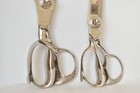 2 Rare Antique 1900 Swedish C w  Dahlgren Eskilstuna Tailor s Shears Scissors