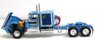Dcp Blue Kenworth W900a 60  Flattop Sleeper Tractor 1 64 No Box