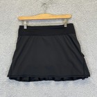 Lululemon Run Pace Setter Skirt Black Pleated Athletic Golf Tennis Skort Size 4
