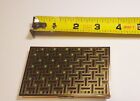 Pristine Vintage Richard Hudnut Green   Black Square Enamel Compact