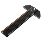 T Shaped Marking Ruler Tool 6in Precision Aluminum Laser Etched Measuring Guide