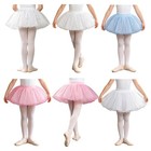 Girls Skirts Performance Ballet Party Princess Training Dancewear Dance Tutu
