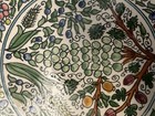 Jerusalem Pottery Decorative Art Plate Colorful Hand Painted Floral 10 5  Issues