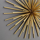 Metal Starburst Home Wall Decor 3d Wall Sculpture  Set Of 3 Wall Art 16   20    