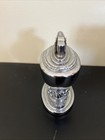 Ronson  leona  Vintage Luxury Table Lighter Mcm Silver Tone Japan  read 