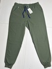 Figs Technical Collection Slim Jogger Scrub Pants Men L Green Drawstring Nwt