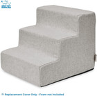 Foam Pet Steps Cover For Small Dogs And Cats  Portable Ramp Stairs For Couch  So