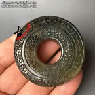 Vintage Chinese Carved Jade Pendant Charm Jewelry Lucky Amulet Collection Multi