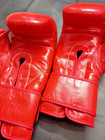 Cleto Reyes Red Boxing Gloves 12oz Hook   Loop Pro Training Sparring Gloves Mexi