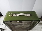Vintage Toastmaster Box Fan 3 Speed Avocado Green Metal Steel Works Model 5412